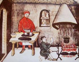 Medieval hearth cooking