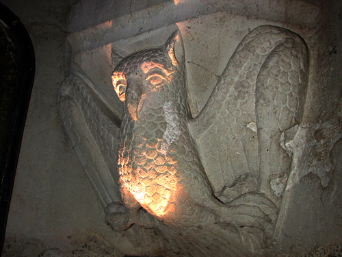 Inside visit of the castle of Cherveux