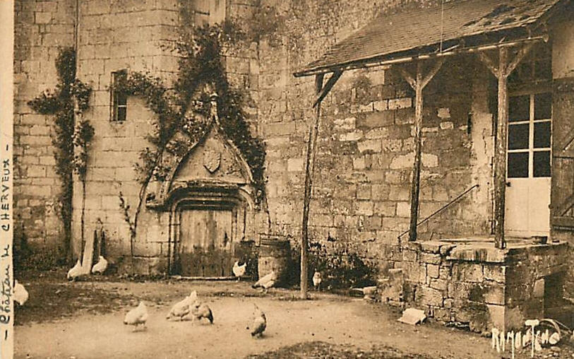 Inner courtyard circa 1901
